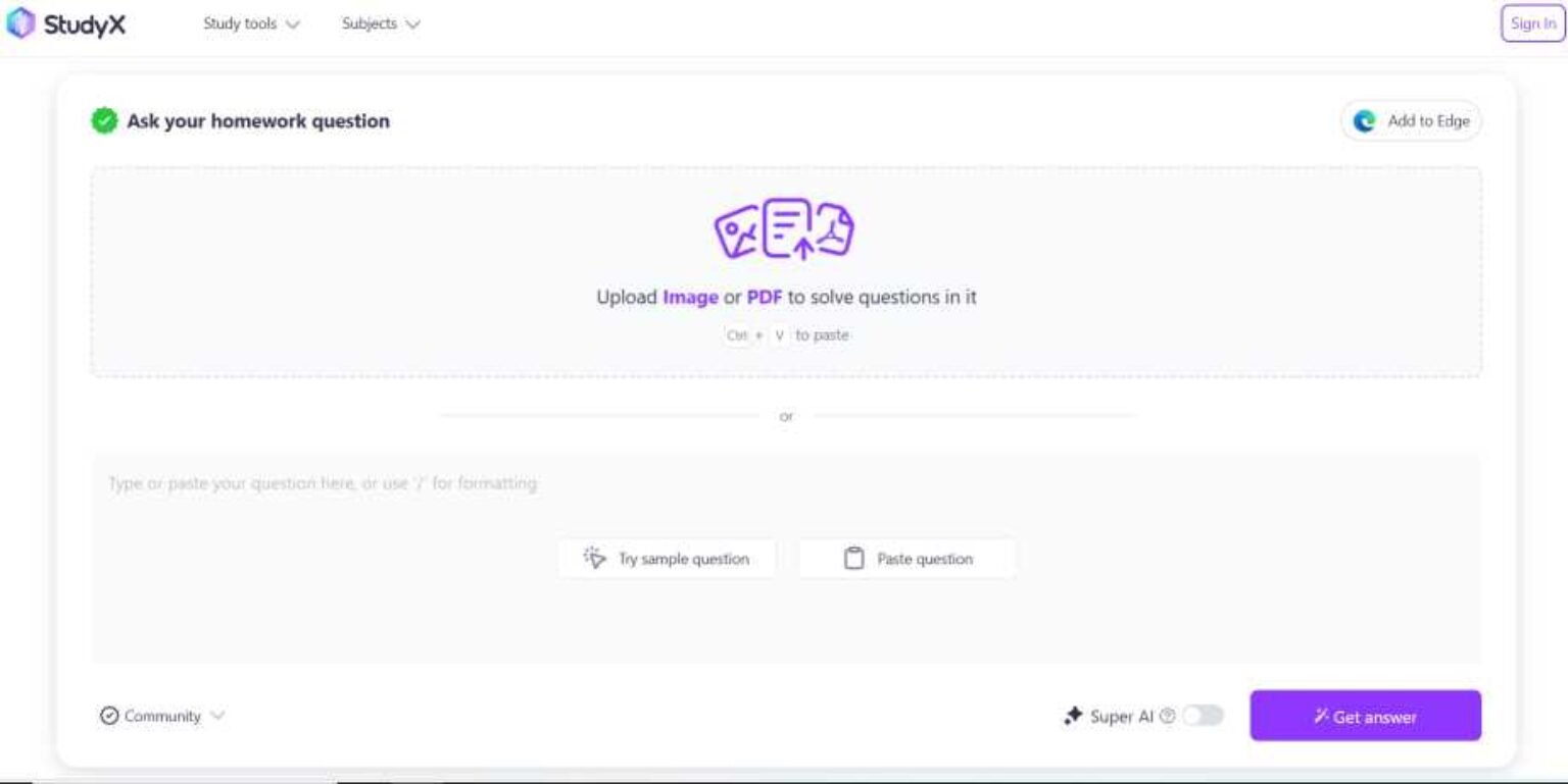 Studyx ai the best homework copilot for you 30 ai tools