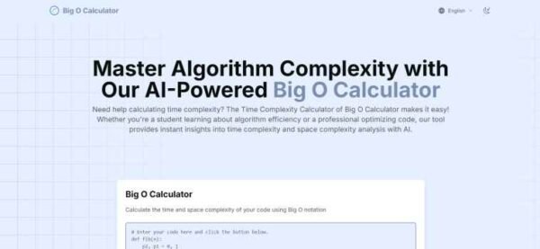 Big O Calculator